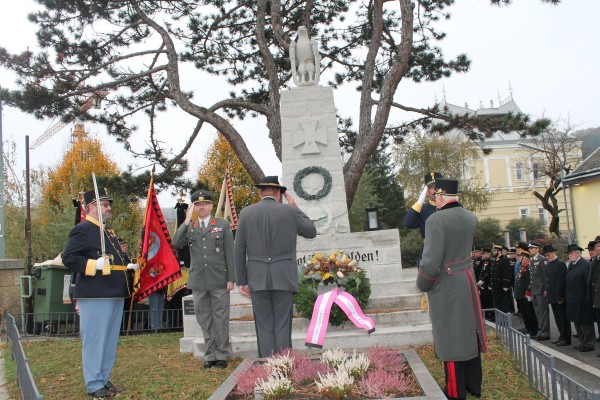 Gedenkfeier „100 Jahre Ende 1. Weltkrieg“